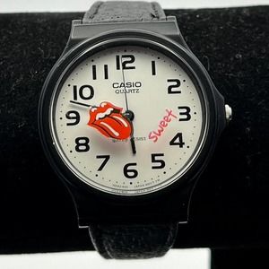 Black casio watch